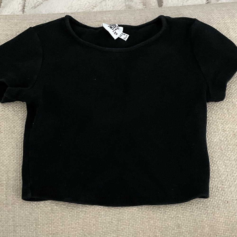 Princess Polly Black Short Sleeve Tee